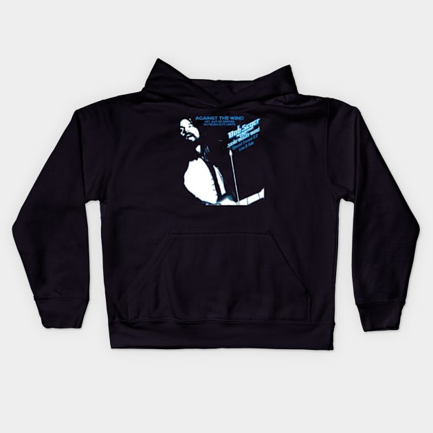 againtst the wind Kids Hoodie by Kiho Jise